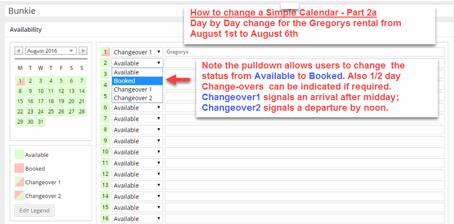 Wp Simple Booking Calendar